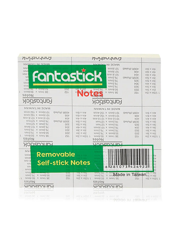 Fantastick Ruled Sticky Note - 76.2 x 76.2 mm