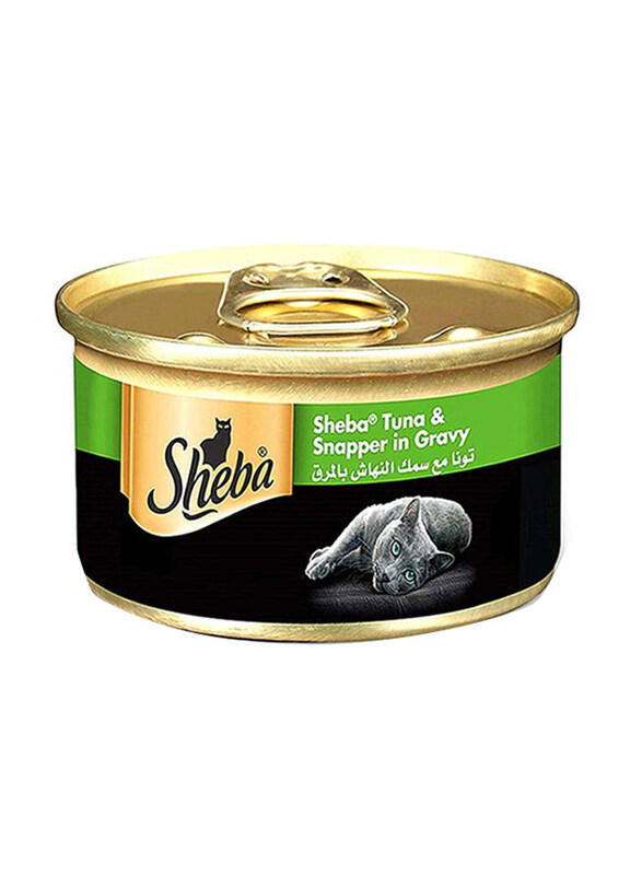 

Sheba Tuna and Snapper in Gravy Wet Cat Food, 24 x 85g