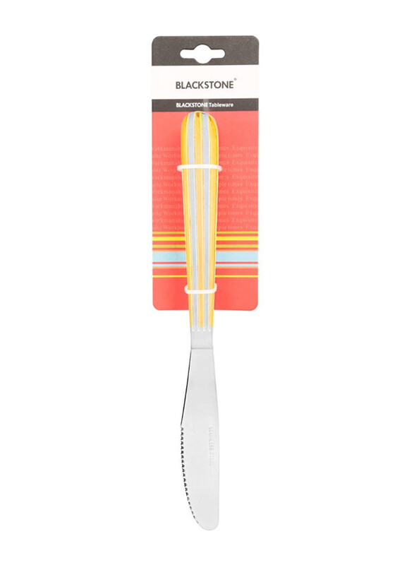

Blackstone 6-Piece Stainless Steel Knife Set, Silver/Gold