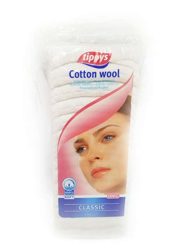 Tippys Cotton Wool Pleat, 100g, White