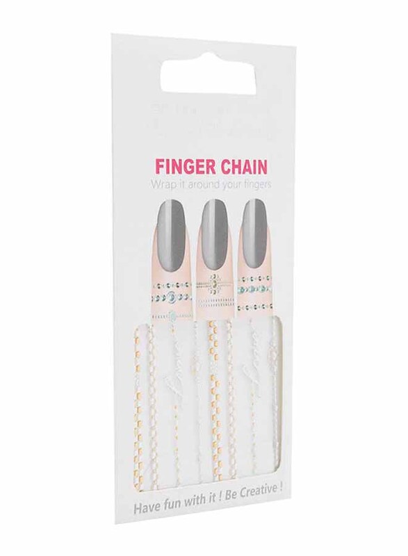 Glossyblossom 96733 3D Finger Chain Stickers, Multicolour