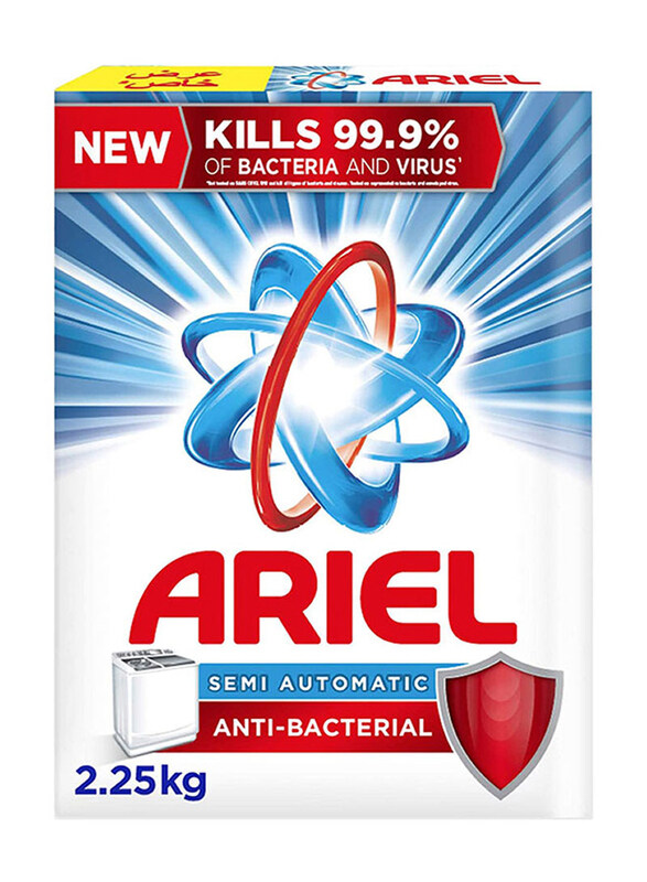 

Ariel Semi-Automatic Antibacterial Detergent Powder, 2.25 Kg