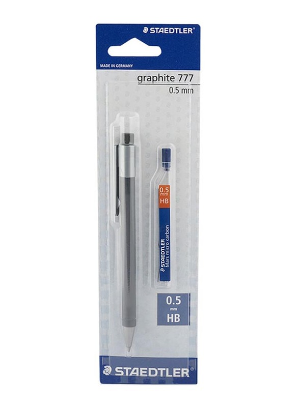 Staedtler Graphite 777 Mechanical Pencil with Lead Set, Black