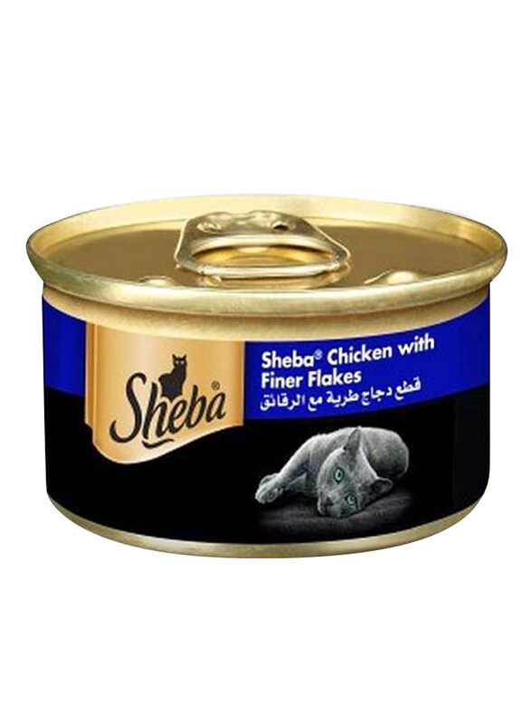 

Sheba Chicken with Finer Flakes Wet Cat Food, 85 grams