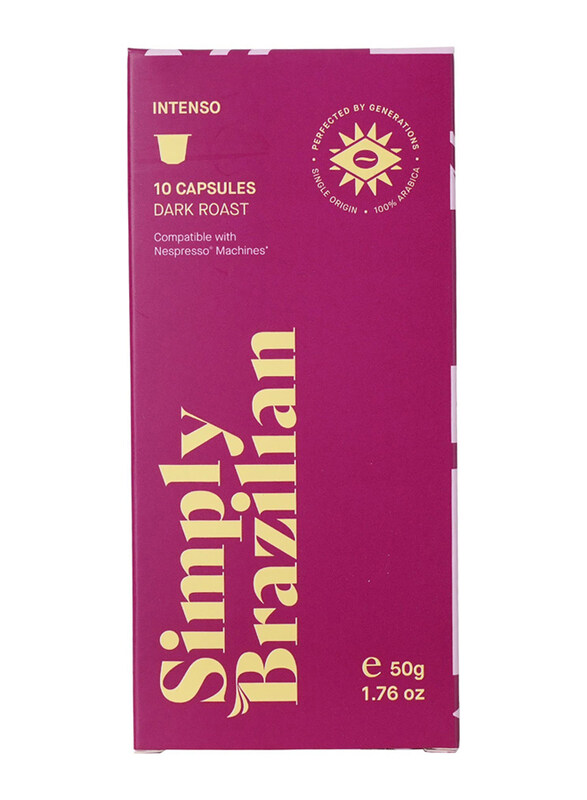 

Simply Brazilian Dark Roast Intenso Coffee Capsule, 50g