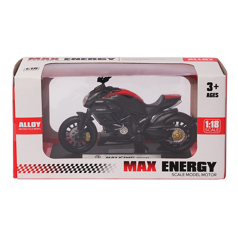 Max Energy Scale Model Alloy Die-Cast Metal Motor Bike, 1 Piece, Ages 3+