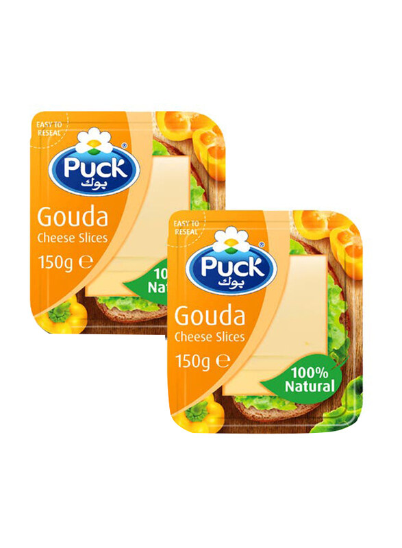 

Puck Gouda Cheese Slices, 2 x 150g