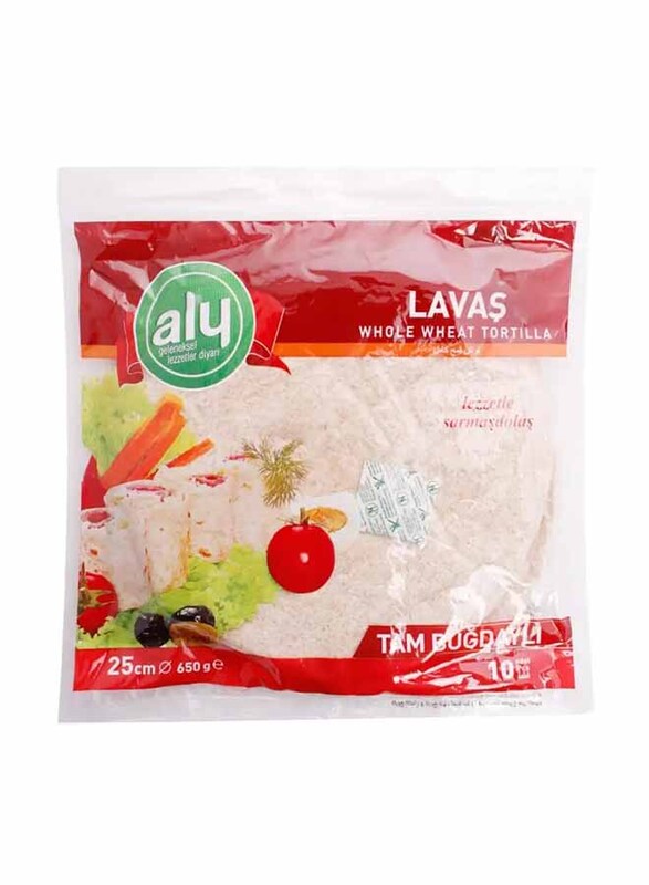 Aly Lavas Whole Wheat Tortilla, 10 x 65g