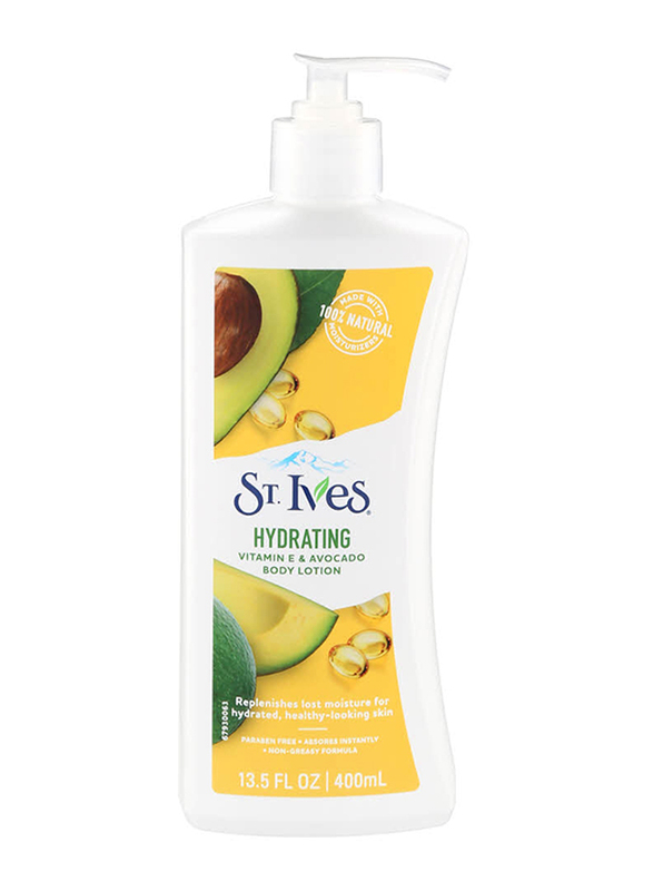 St. Ives Hydrating Vitamin E & Avocado Body Lotion, 400ml