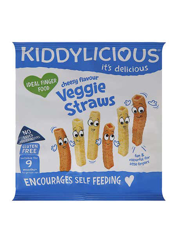 Kiddylicious Cheesy Flavour Veggie Straws - 12 g