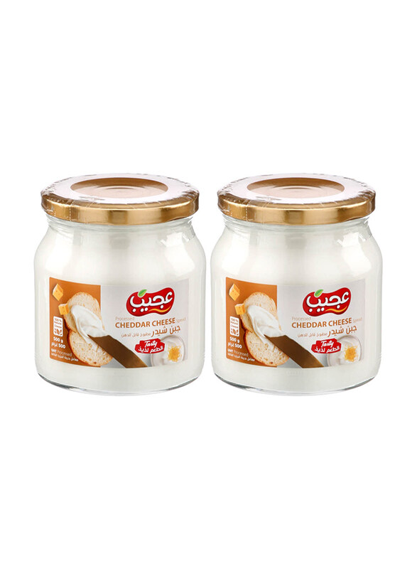 

Ajeeb Cheddar Cheese, 2 x 500g