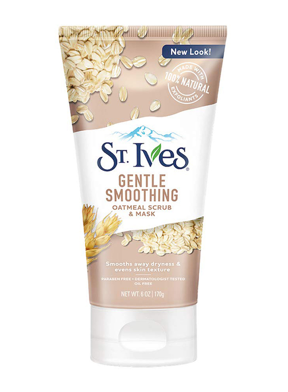 St. Ives Nourished and Smooth Oatmeal Scrub and Mask, 170gm