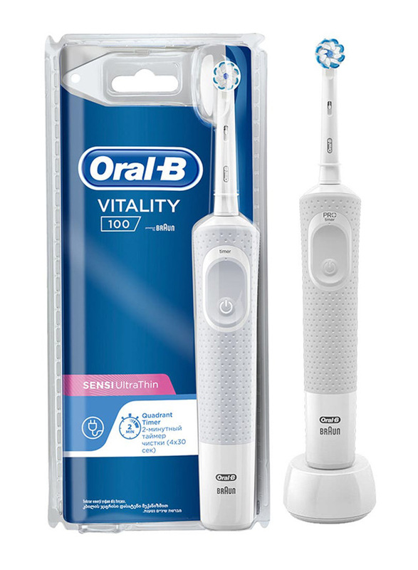 Oral B Vitality-100 Sensi Ultrathin Rechargeable Toothbrush, 1 Piece