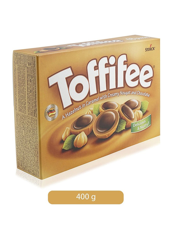 Storck Toffifee of Hazelnut in Caramel with Creamy Nougat and Chocolate, 400g