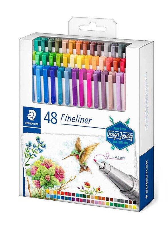 

Staedtler StaEDT Perfumeler Design Journey Triplus Fine Liner Pen Set, 48 Pieces, Multicolour