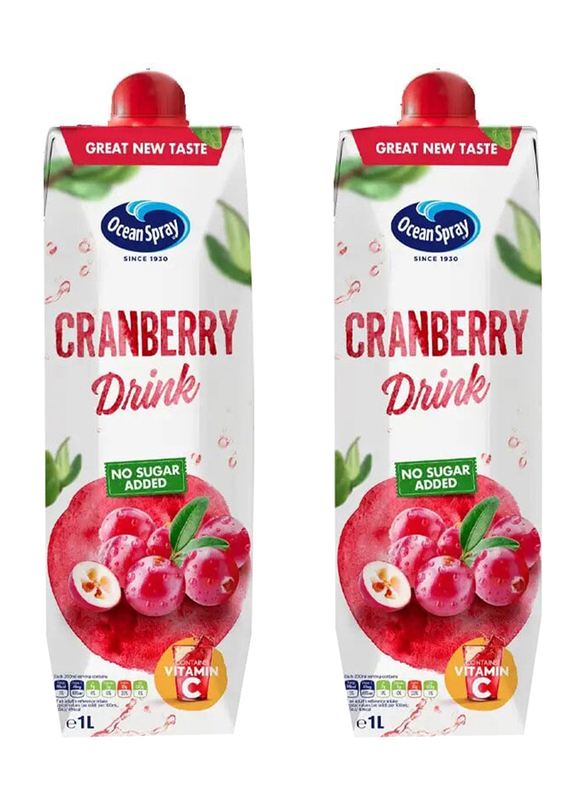 Ocean Spray Cranberry Classic Juicedual, 2 x 1 Liter