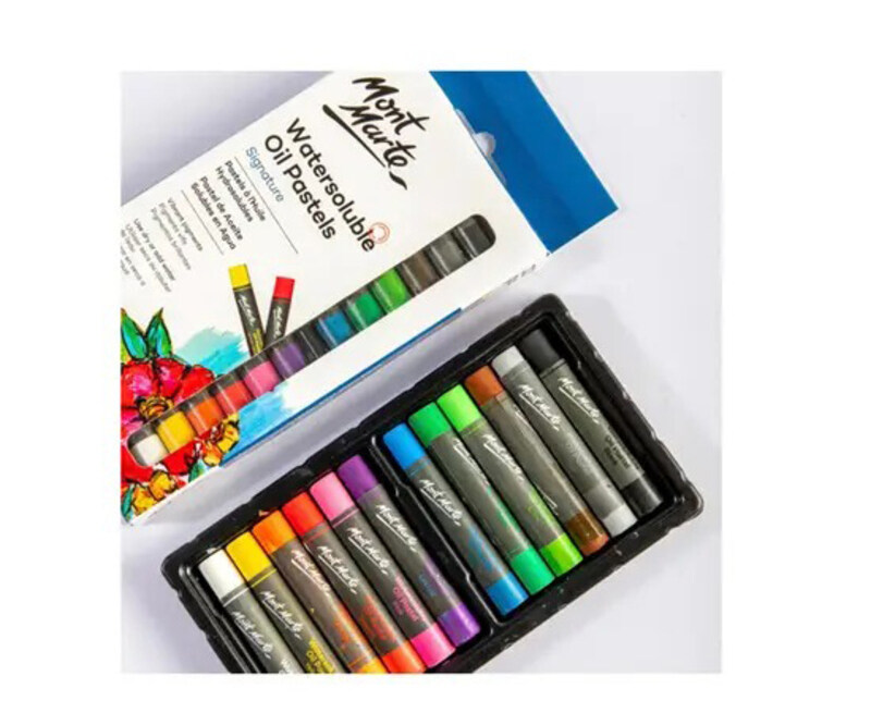 

Mont Marte Water Soluble Oil Pastels, 12 Pieces