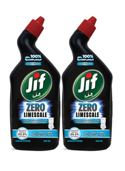 JIF Zero Limescale Ocean Power Anti-Bacterial Toilet Cleaner, 2 x 500ml