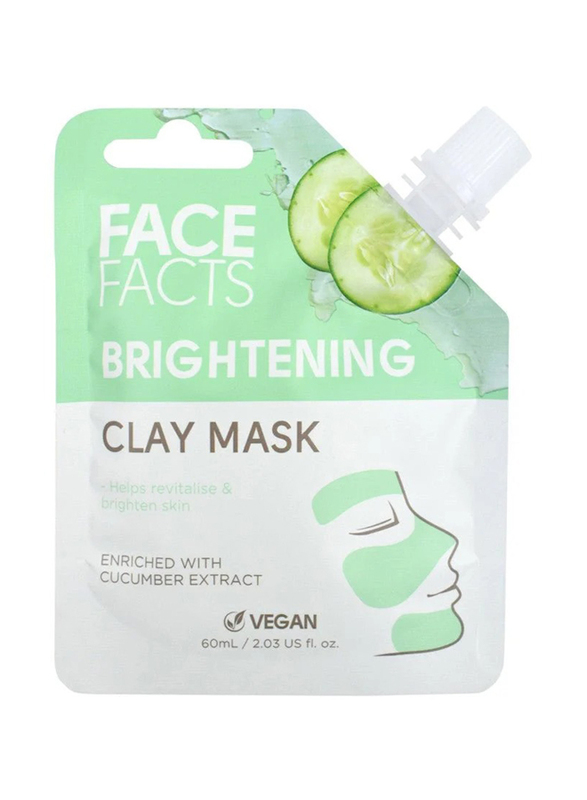 Face Facts Brightening Clay Mud Mask, 60ml