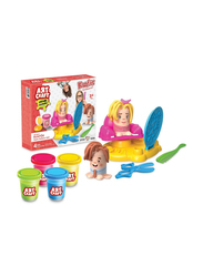 Dede Art Craft Hairdresser Play Dough Set, 9 Pieces, 03458, Ages 3+