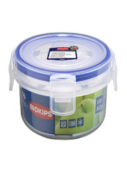 Biokips Round Food Saver Container, 240ml, Clear
