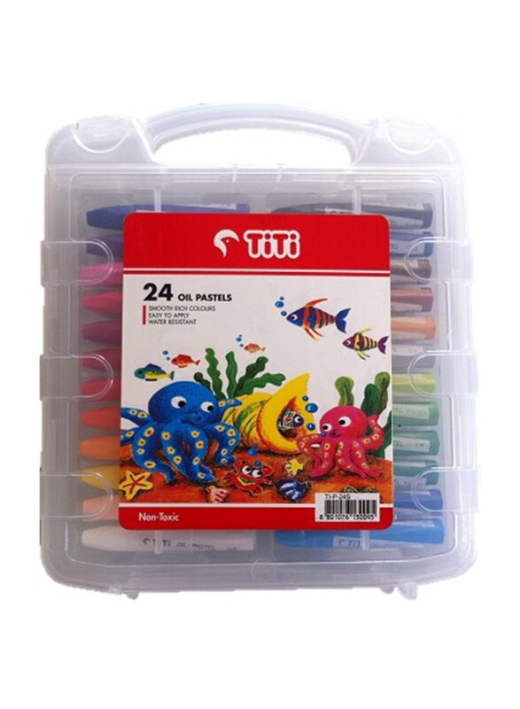 

TiTi 24-Piece Oil Pastel Set, Multicolour