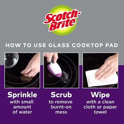 Scotch Brite Glass Cooktop Wand with 1 Wand + 2 Refill, Set
