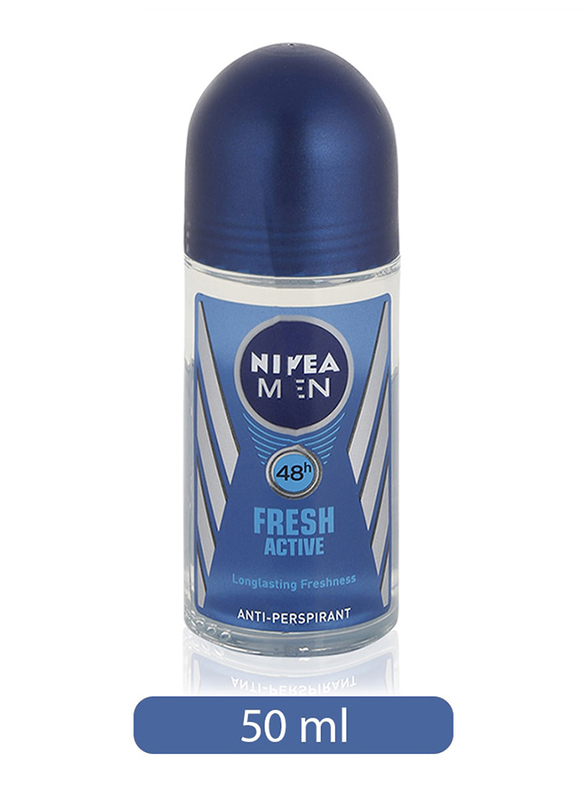 Nivea Men Fresh Active Antiperspirant Deodorant Roll-On, 50ml