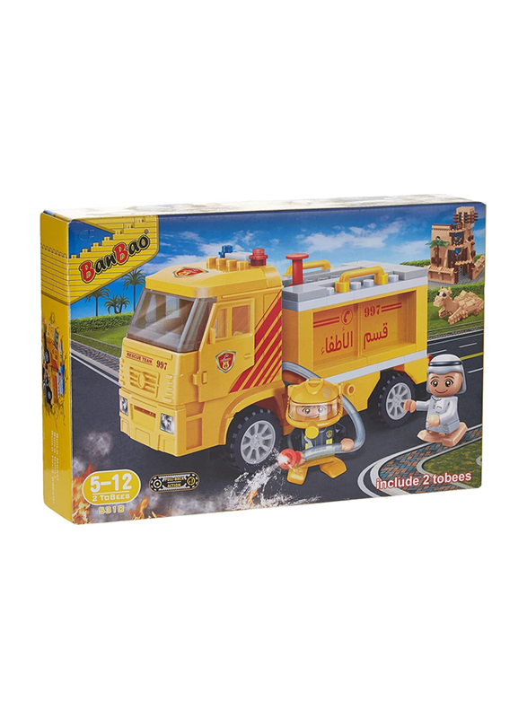 Banbao Fire Truck Local Tobee and Fireman, 5310, Ages 6+