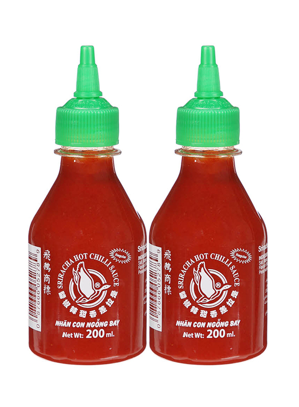 Flying Goose Sriracha Hot Chilli Sauce, 2 x 200ml