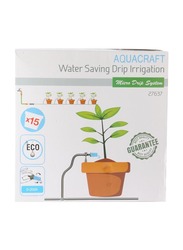 Aquacraft Water Saving Drip Irrigation Set, 25 Meters, 27637, Black/Green