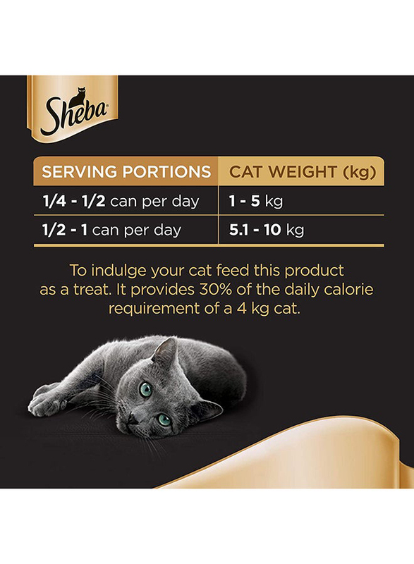 Sheba Tuna and White Fish In Gravy Wet Cat Food, 24 x 85g