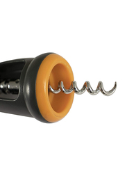 Fackelmann Soft Grip Corkscrew, Orange/Grey