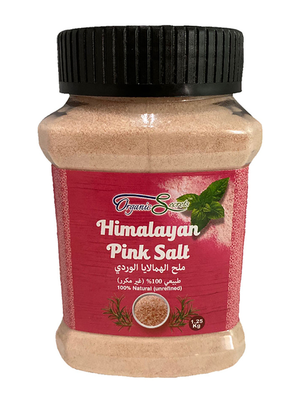 Organic Secrets Himalayan Pink Salt, 1.25 Kg