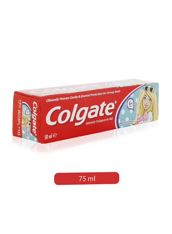 Colgate 50ml Barbie Toothpaste for Kids (6+ Years)