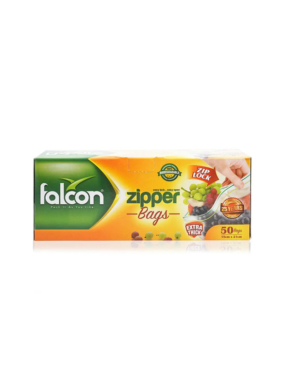 Falcon Zipper Bags - Clear