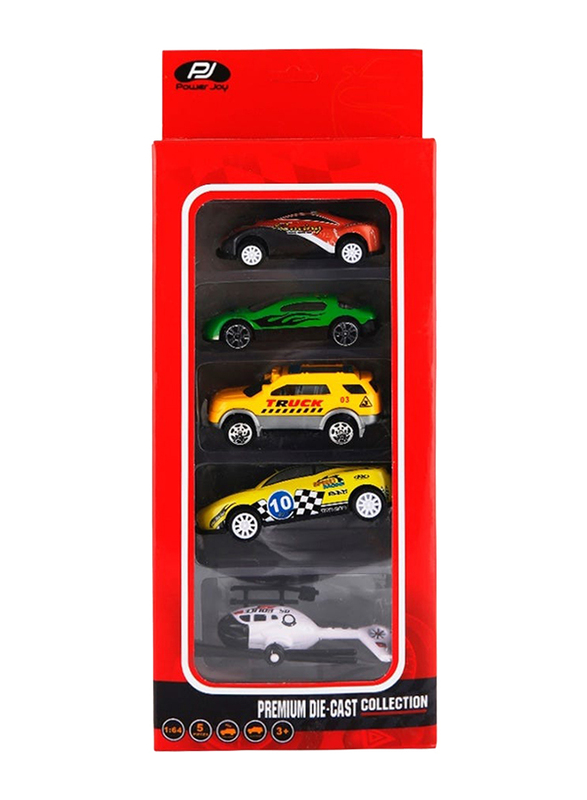 Power Joy 5-in-1 1/64 Premium Die-Cast Collection, 5 Pieces, Ages 3+, Multicolour