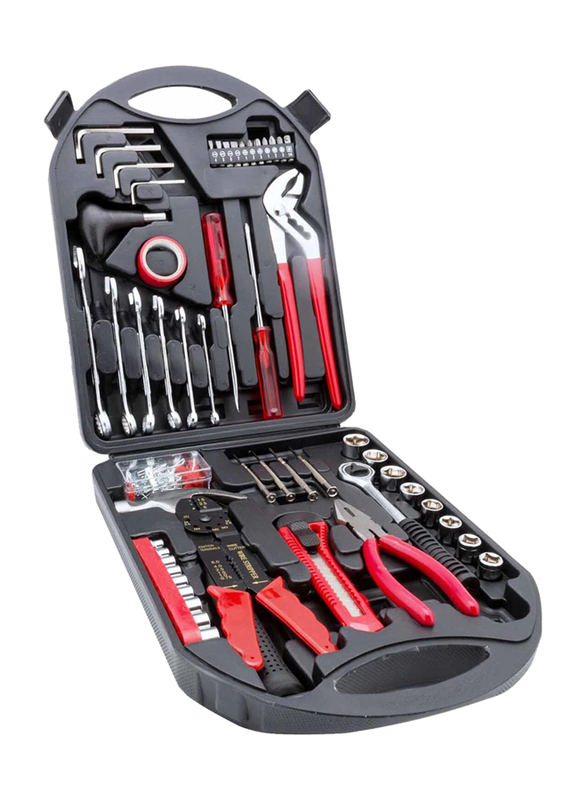 

Mega 141-Piece Tool Set, KL-07115, Black/Red