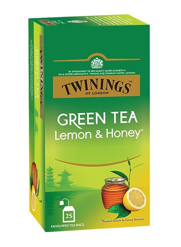 

Twinings Lemon & Honey Green Tea, 25 Pieces