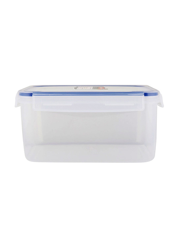 Komax Biokips Rectangular Food Container, 2.4 Litres, Clear