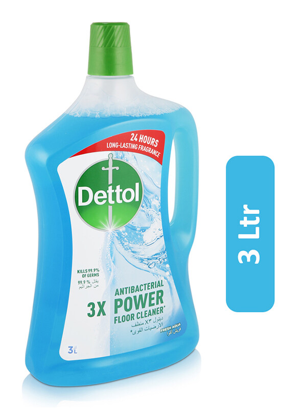 

Dettol Aqua Antibacterial Power Floor Cleaner, 3 Liters