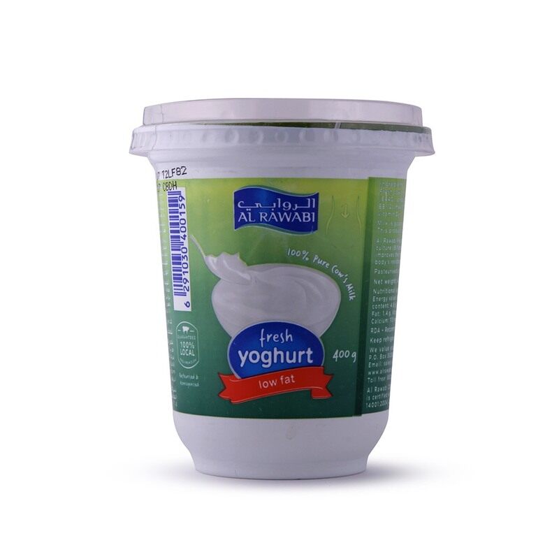 

Al Rawabi Low Fat Yoghurt 400 grams
