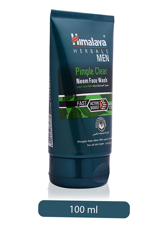 Himalaya Herbals Men's Pimple Clear Neem Face Wash, 100ml