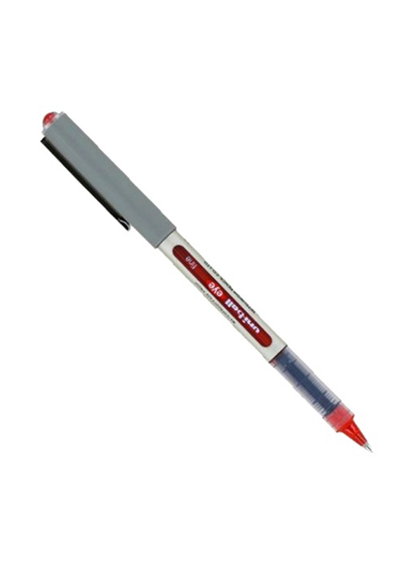 Uniball Eye Ink Rollerball Pen, 0.7mm, Red