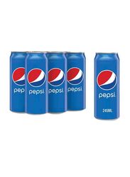 Pepsi, Carbonated Soft Drink, Cans, 6 x 245ml