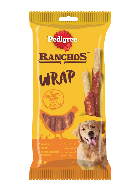 

Pedigree Ranchos Wrap Dog Dry Food, 40g