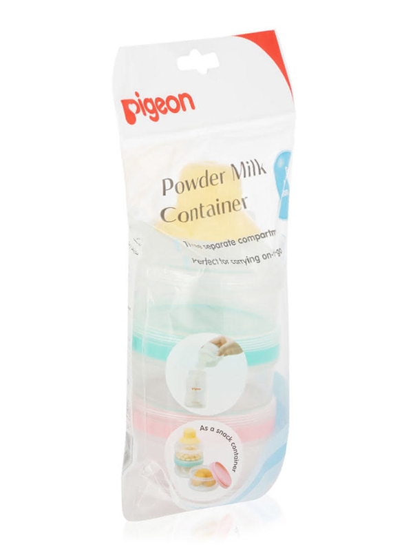 Pigeon Powder Milk Container, (C208)-201000326, Clear