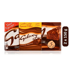 Galaxy Chocolate Cake, 2 x 150 g