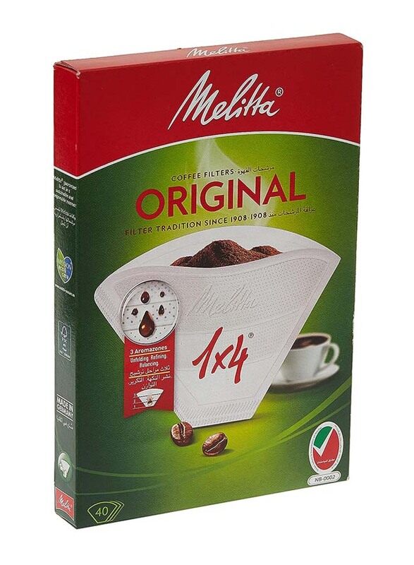 

Melitta 1 X 4 Coffee Filter Bags, 40 Filter Bags