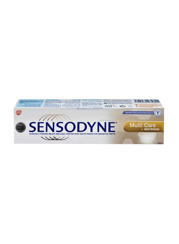 Sensodyne Multi Care + Whitening Toothpaste, 75ml